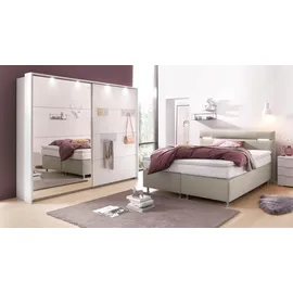 Westfalia Schlafkomfort Boxspringbett 160 x 200 cm H3 Beige