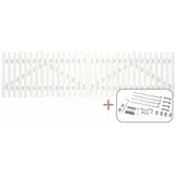 Plus Doppeltor Skagen Lux 300 x 80 cm weiß
