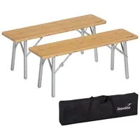 Skandika Sitzbank Tolja 2er Set Braun