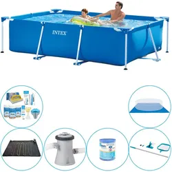 Intex Frame Pool Rechteckig 260x160x65 cm - 7-teilig - Swimmingpool-Paket EINHEITSGRÖSSE