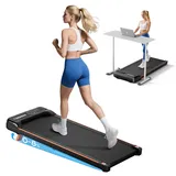 Abonow Laufband für Zuhause mit Steigung, Walking Pad mit 8% Steigung, extra leise,Schreibtisch- Laufband bis 100 kg,Geschwindigkeit 1–6 km/h, ideal für Home & Büro, inkl. Fernbedienung