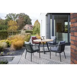 Niehoff Milan Gartentisch Ø 125 x 74,5 cm Beige