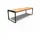Adezz Gartentisch 230 x 79 x 75 cm Mehrfarbig