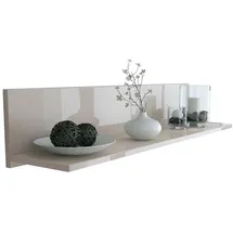 Vladon Wandregal 97,5 x 18,5 x 18,5 cm Sandgrau