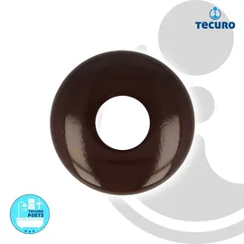 tecuro DESIGN-Hahnrosette 1 Zoll Ø 34 mm x Ø 67 mm x 42 mm - mocca