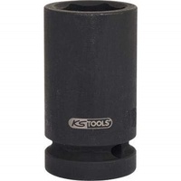 KS Tools 1" Sechskant-Kraft-Stecknuss, lang, 29 mm