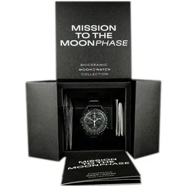 Swatch x Omega Mission to the Moonphase "Snoopy" Black