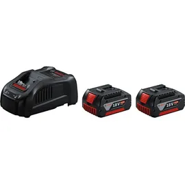 Bosch Professional Akku-Starterset 1600A00B8J inkl. 2 x 5,0 Ah Akku + Ladegerät
