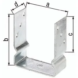 GAH Alberts U-Pfostenträger 91 x 150 x 60 mm Stahl feuerverzinkt