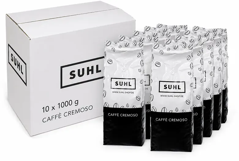 Cremoso Hausmarke Kaffeebohnen 10 x 1000g (10kg)