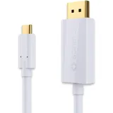 Sonero USB-C auf DisplayPort Kabel 1,0 m Weiß