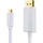 Sonero USB-C auf DisplayPort Kabel 1,0 m Weiß