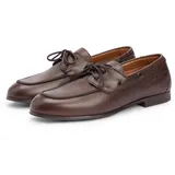 Tommy Hilfiger FLEXIBLE SLIM LEATHER BOAT SHOE Herren Braun 45