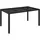 vidaXL Gartentisch 150 x 90 x 75 cm Schwarz