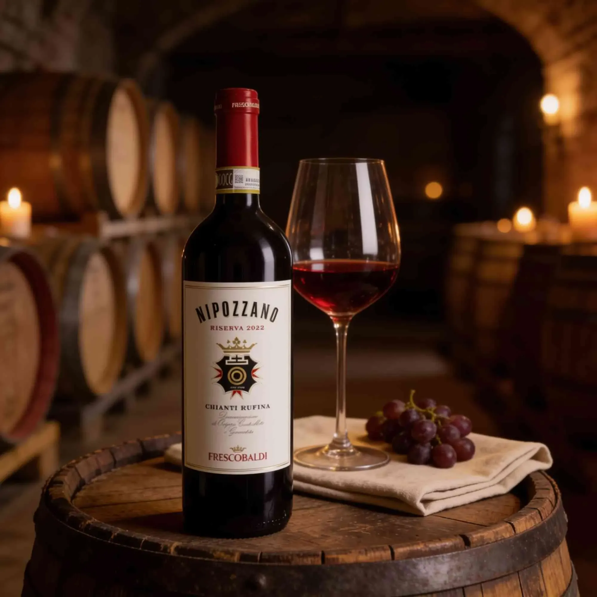 Marchesi de Frescobaldi 2022 Frescobaldi Nipozzano Chianti Rufina Riserva 2022 Cabernet Sauvignon,Malvasia Nera,Merlot,Sangiovese Italien