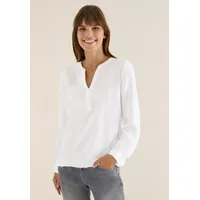 Cecil Bluse in Unifarbe White XXL - XXL