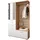 moebel-dich-auf Garderobenschrank Entry 117 x 198 x 38 cm Artisan Eiche Nb. / Weiß