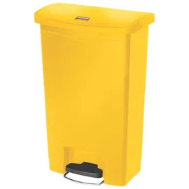 Rubbermaid Slim Jim Kunststoff Pedal vorne 50 l yellow