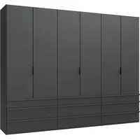 WIMEX Falttürenschrank Oxford 300 x 216 x 58 cm Grau