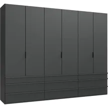 WIMEX Falttürenschrank Oxford 300 x 216 x 58 cm Grau