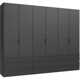 WIMEX Falttürenschrank Oxford 300 x 216 x 58 cm Grau
