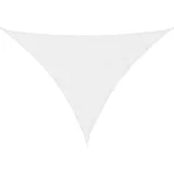 vidaXL Sonnensegel Oxford-Gewebe Dreieckig 3,5x3,5x4,9 m Weiß