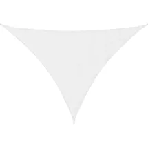 vidaXL Sonnensegel Oxford-Gewebe Dreieckig 3,5x3,5x4,9 m Weiß