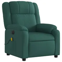 vidaXL Massagesessel Elektrisch 95 x 99 x 95 cm Dunkelgrün mit Fernbedienung