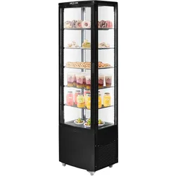 VEVOR Kühlvitrine Bäckereivitrine Kühlschrankvitrine 278L 5-lagig Bäckereien