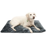 ZOLLNER Hundekorb, 100% Polyester, mit Tragegriff und Bindeband, 100% Polyester grau