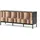 Vicco Eliza Lowboard 150 x 60 cm Schwarz/Eiche MDF