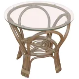 moebel-direkt-online Thomas Grau Rattan 60 x 60 x 54 cm