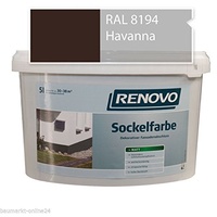 Sockelfarbe 8194 Havanna 5 L Fassadenfarbe Renovo