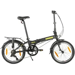 Klapprad Dahon Hit D6 20“ - mattschwarz SCHWARZ 00000