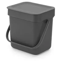 Brabantia Sort & Go Lebensmittelabfalleimer (3L / grau), kleiner