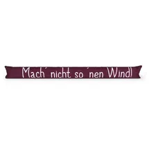 BestLivings Zugluftstopper 95 x 12 cm Bordeaux