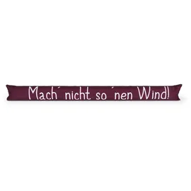 BestLivings Zugluftstopper 95 x 12 cm Bordeaux