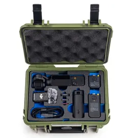 B&W International B&W DJI Osmo Pocket 3 Case Typ 500 Braun Grün