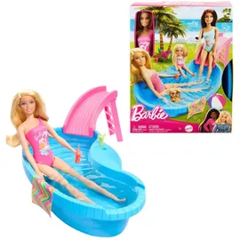 Barbie Pool mit Puppe (HRJ74)