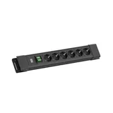 Bachmann CONNECTUS 6xCEE7/3 1xSchalter 2.0m CEE7/7 Schwarz