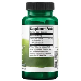 Swanson Health Products Olivenblattextrakt Kapseln 60 St.