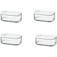 Mepal Modula Frischhaltedose weiß 0,425 l 4-teiliges Set