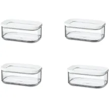 Mepal Modula Frischhaltedose weiß 0,425 l 4-teiliges Set