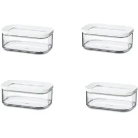 Mepal Modula Frischhaltedose weiß 0,425 l 4-teiliges Set