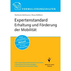 Formulierungshilfen / Formulierungshilfen Expertenstandard Erhaltung Und Förderung Der Mobilität - Stefanie Hellmann, Rosa Rößlein, Kartoniert (TB)