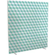 Paperflow Trennwand easyScreen Vintage, 60963 bunt 160,0 x 173,4 cm, 1 St.