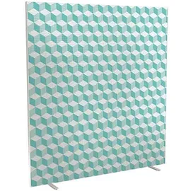 Paperflow Trennwand easyScreen Vintage, 60963 bunt 160,0 x 173,4 cm, 1 St.