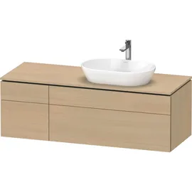 Duravit Duravit, Waschtischunterschrank wandhängend „L-Cube“ 142 à 48,2 × 55 cm) Mediterrane Eiche, rechts