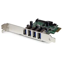 StarTech.com 4 Port PCI Express USB 3.0 SuperSpeed Schnittstellenkarte mit UASP