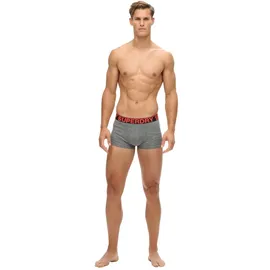 Superdry Herren 3er Pack Boxershorts Marke orange, grau, schwarz (XXL), Heimtextilien, Baumwolle